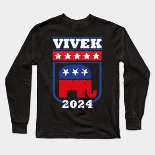 Vivek Ramaswamy 2024 - A New Wave in Presidential Politics Long Sleeve T-Shirt